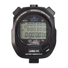 Ultrak - 495 100 Lap Memory Professional Digital Stopwatch for Coaching - Black
