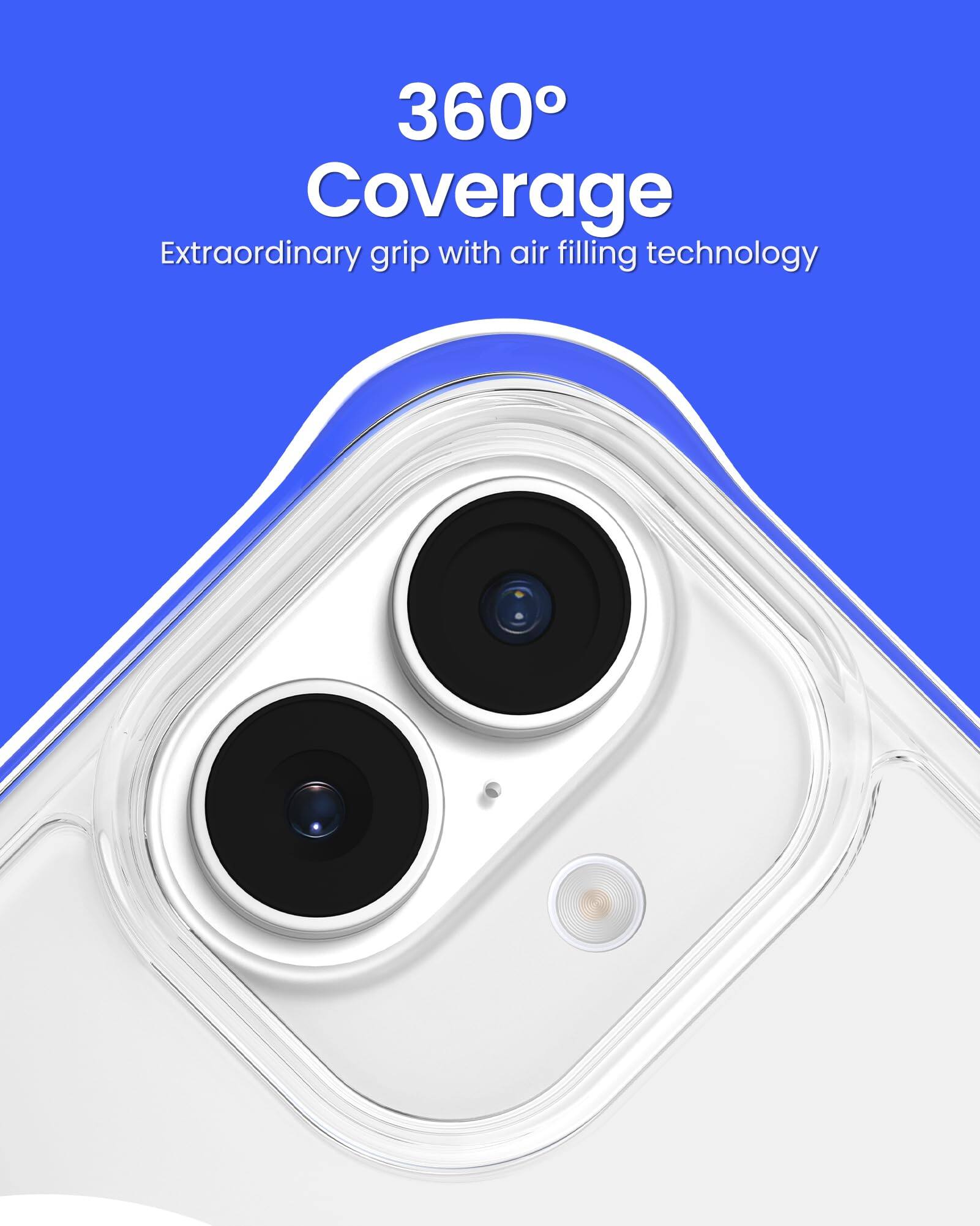 360° Coverage
Extraordinary grip with air filling technology