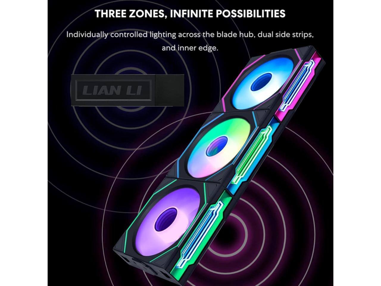Lian Li UNI FAN SL INF Wireless 120 Reversed Blade Triple Pack