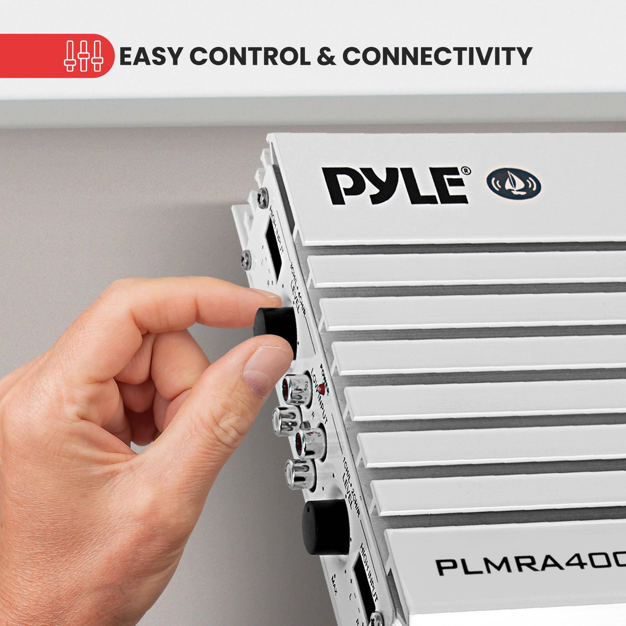 EASY CONTROL & CONNECTIVITY  
PYLE  
PLMRA400