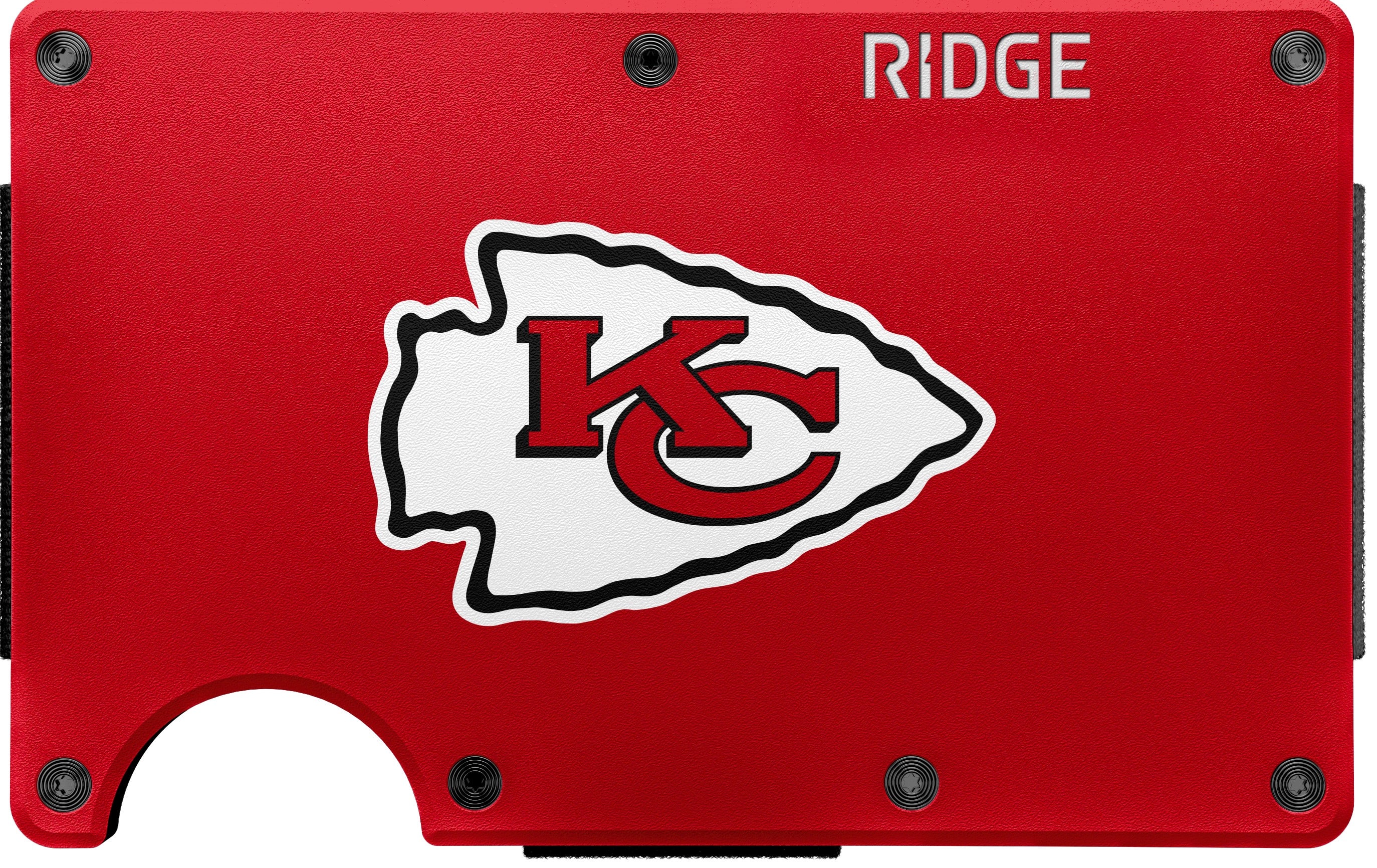 Front. The Ridge Wallet - NFL Wallet Kansas City Chiefs - Red.