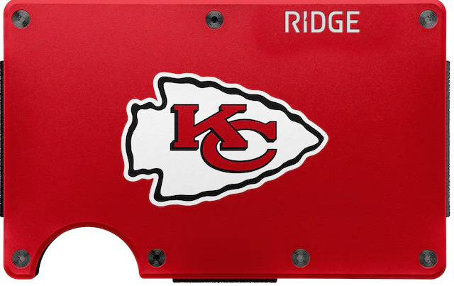 Front. The Ridge Wallet - NFL Wallet Kansas City Chiefs - Red.
