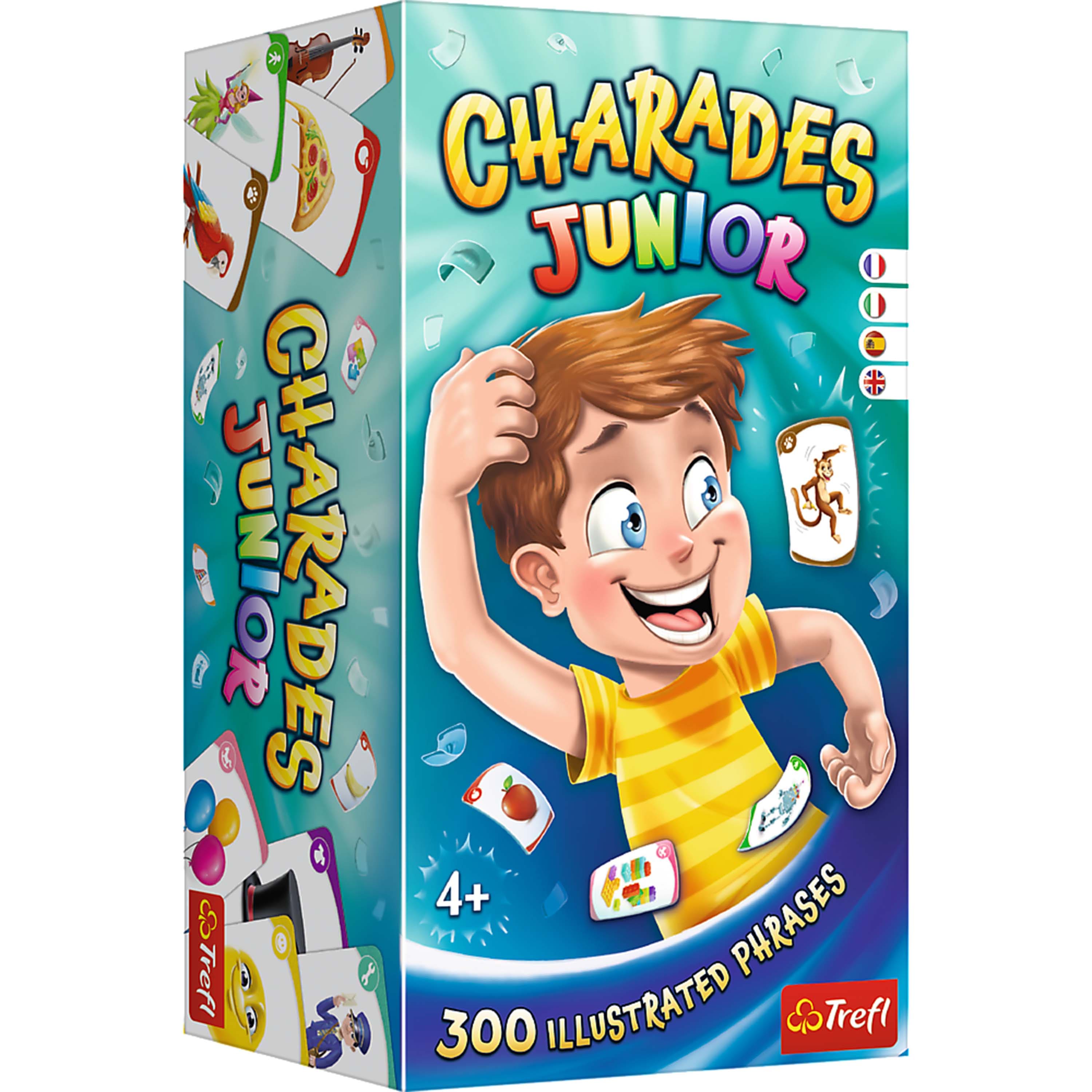 CHARADES JUNIOR
4+
300 ILLUSTRATED PHRASES
Trefl