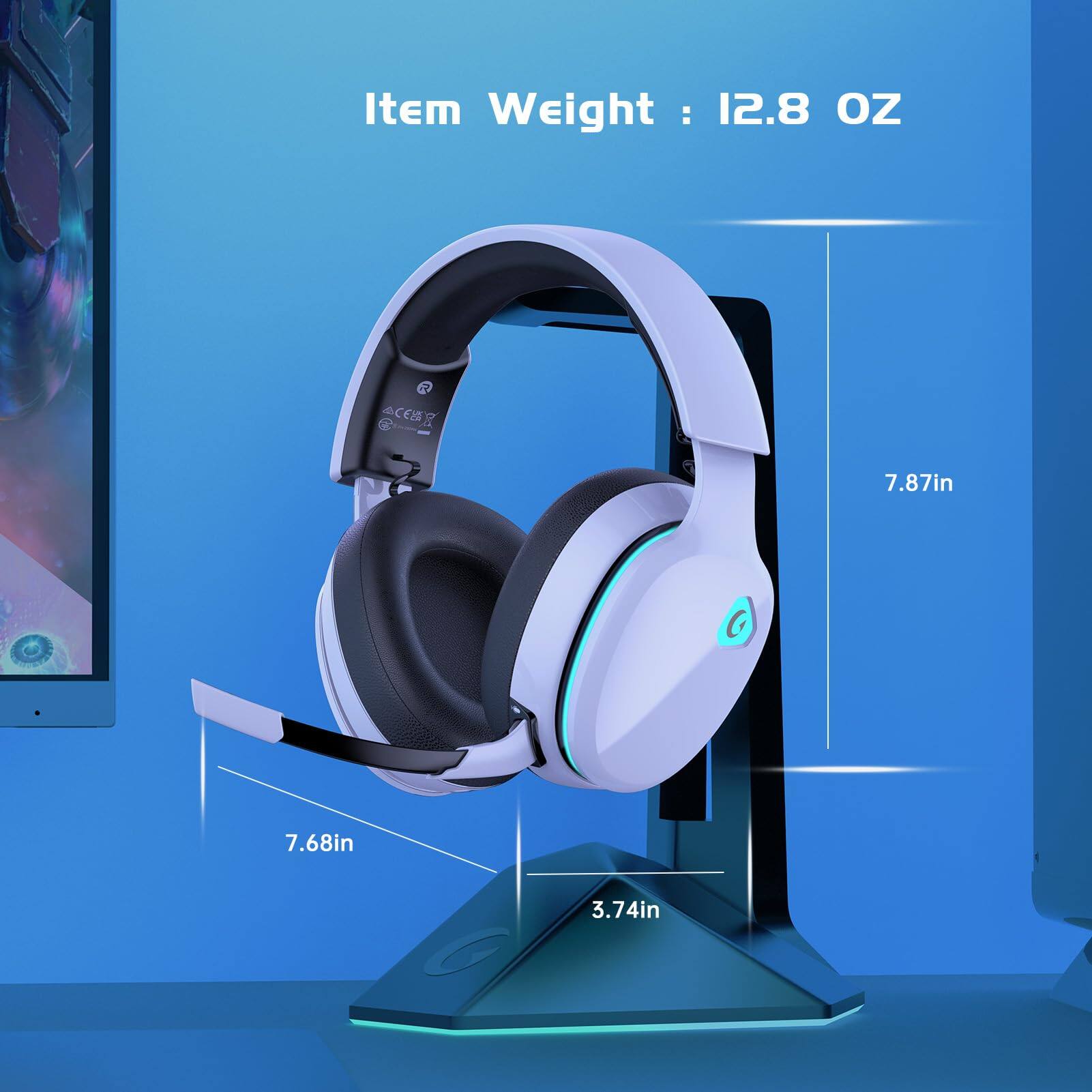 Item Weight: 12.8 OZ

Dimensions:
- Height: 7.87in
- Width: 7.68in
- Depth: 3.74in