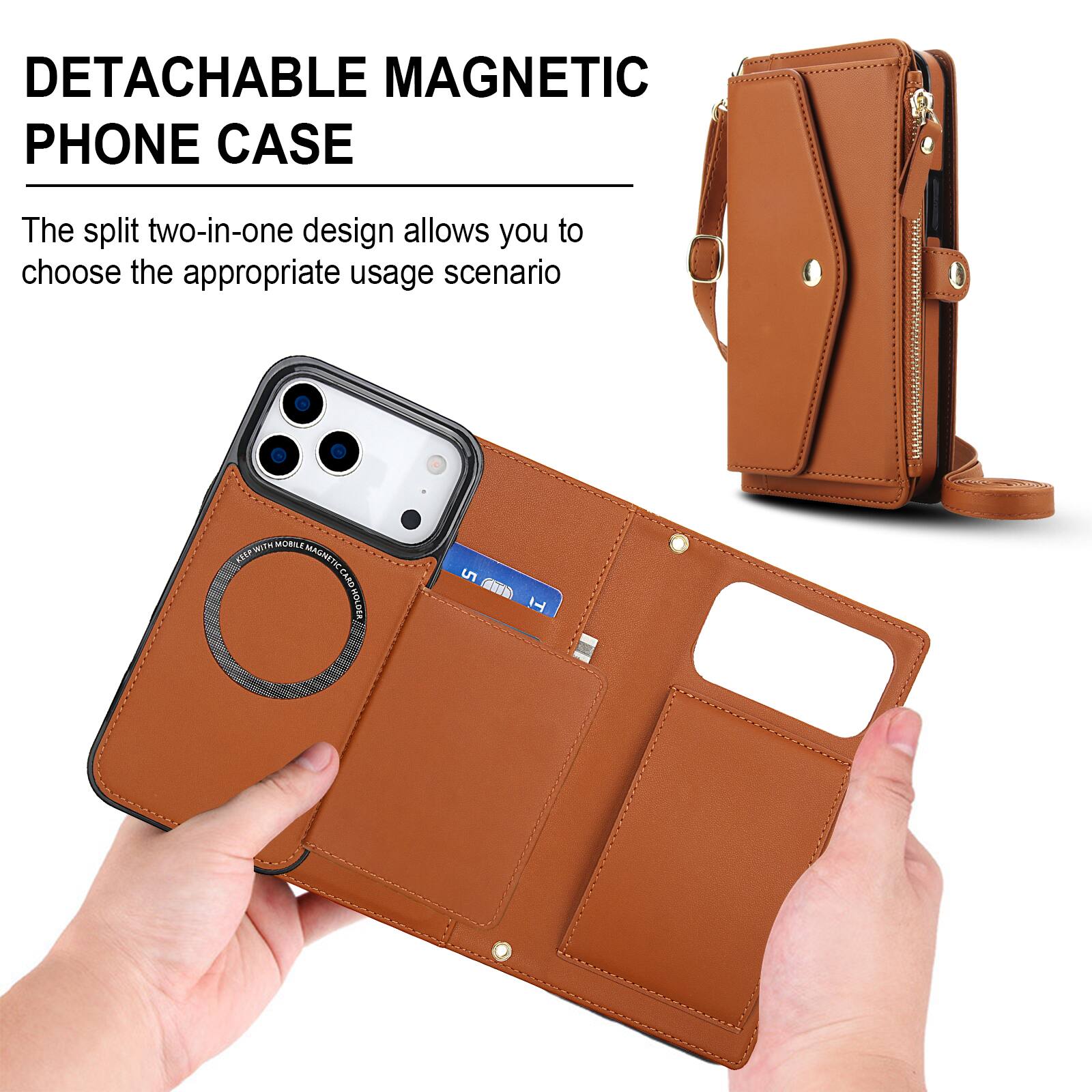 DETACHABLE MAGNETIC PHONE CASE

The split two-in-one design allows you to choose the appropriate usage scenario