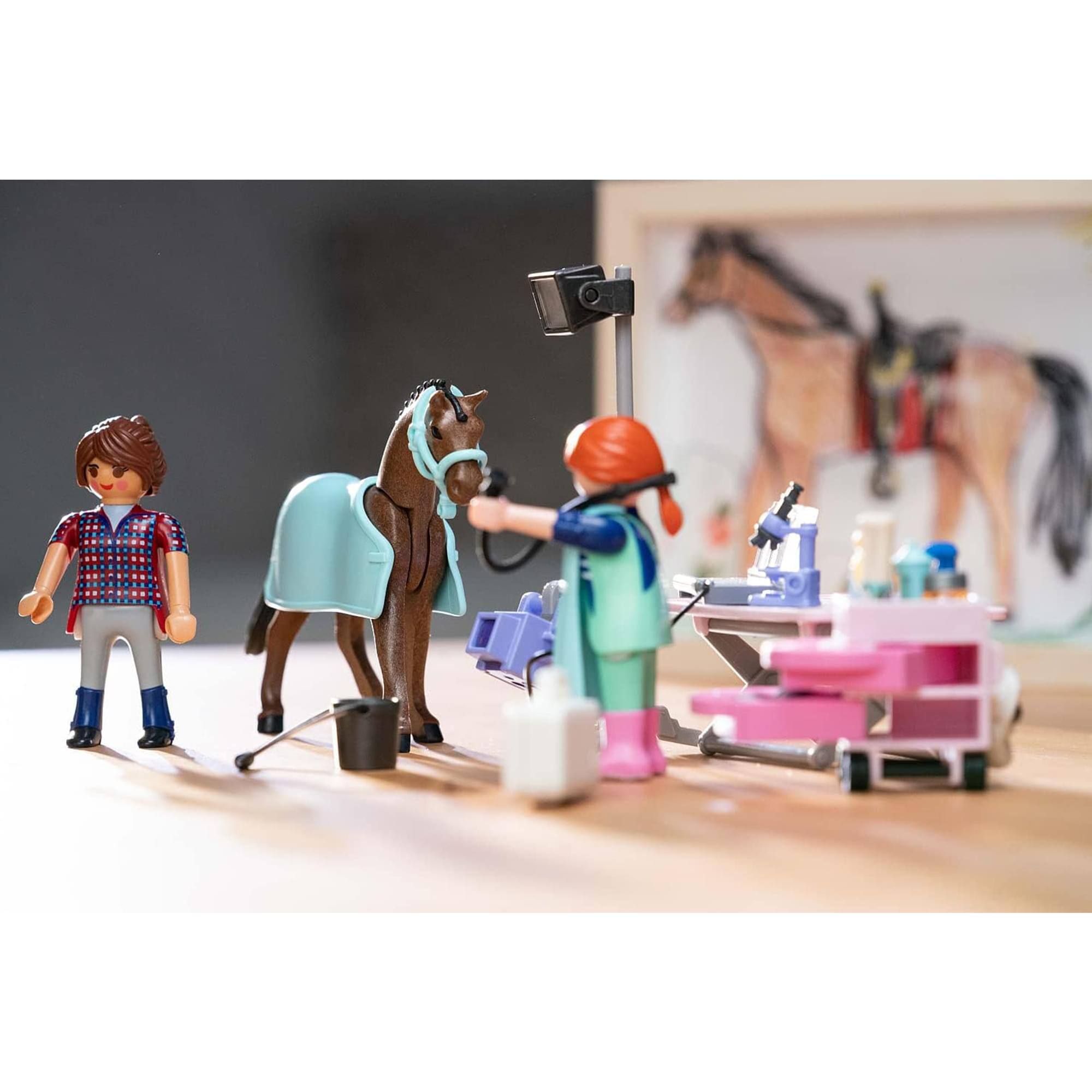 Alt View 10. Playmobil - Playmobil 71241 Country Horse Veterinarian Building Set - Multi-Color.