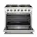 Alt View 1. Forno Appliances - Galiano 5.36 Cu. Ft. Freestanding Gas Range with Convection Oven - White.