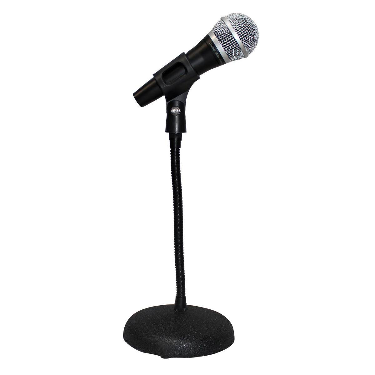 Alt View 2. ProX - ProX T-MIC07 Gooseneck Desktop Microphone Stand with 6" Round Base.