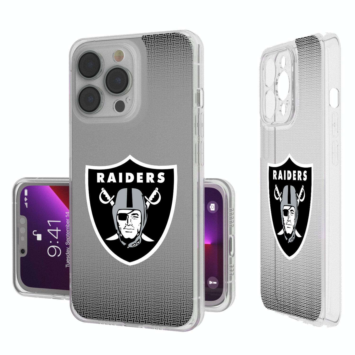 Keyscaper - NFL - Las Vegas Raiders Linen Logo iPhone Clear Case - 15 Pro Max - Multicolor price history on PriceWatchPro