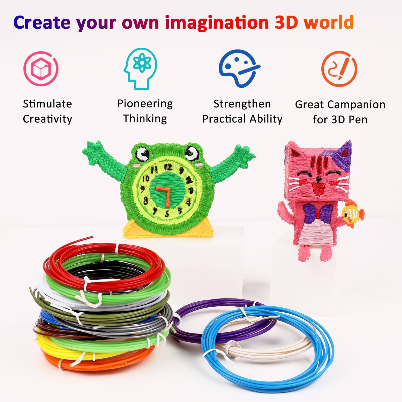 Create your own imagination 3D world

- Stimulate Creativity
- Pioneering Thinking
- Strengthen Practical Ability
- Great Companion for 3D Pen