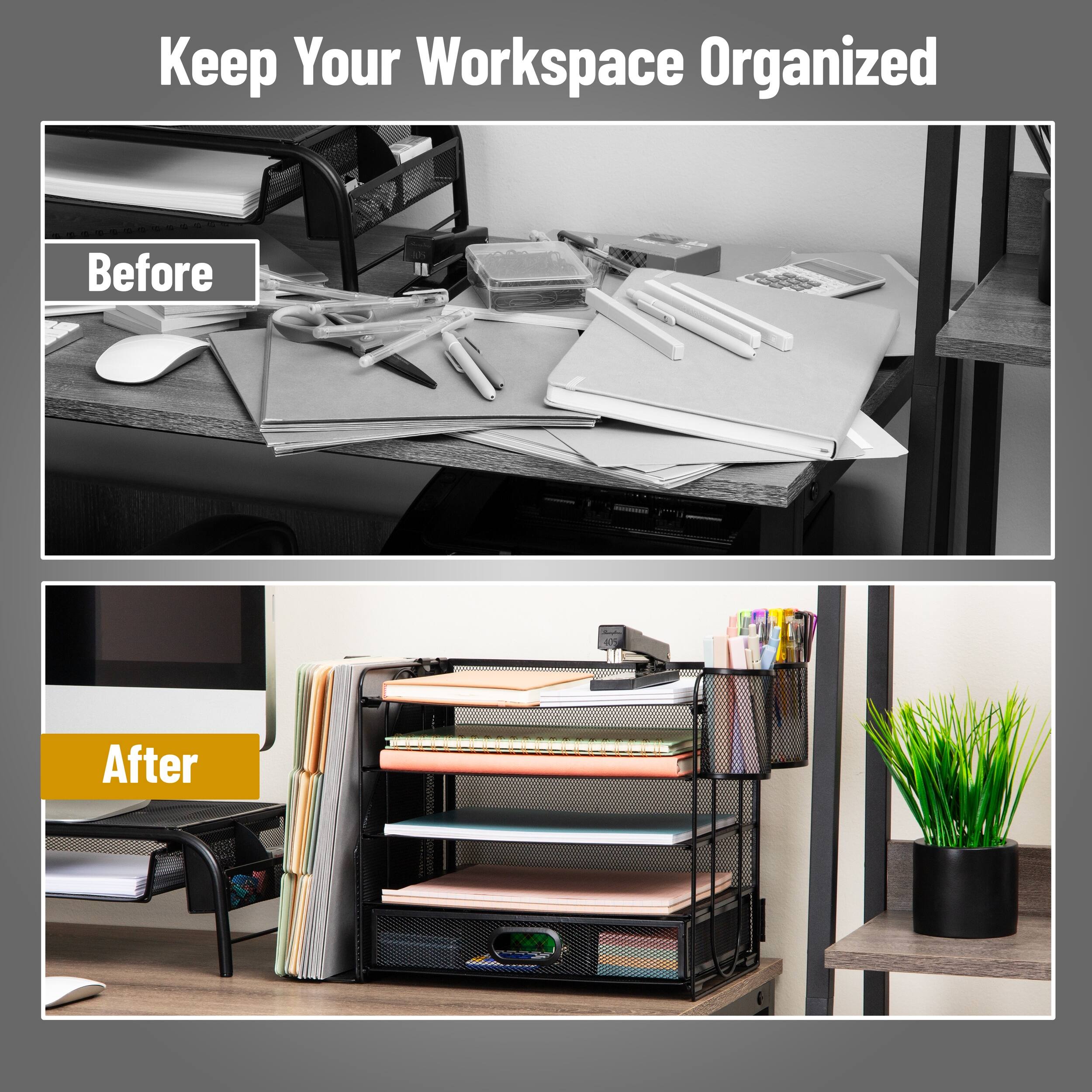 Keep Your Workspace Organized

Before

After