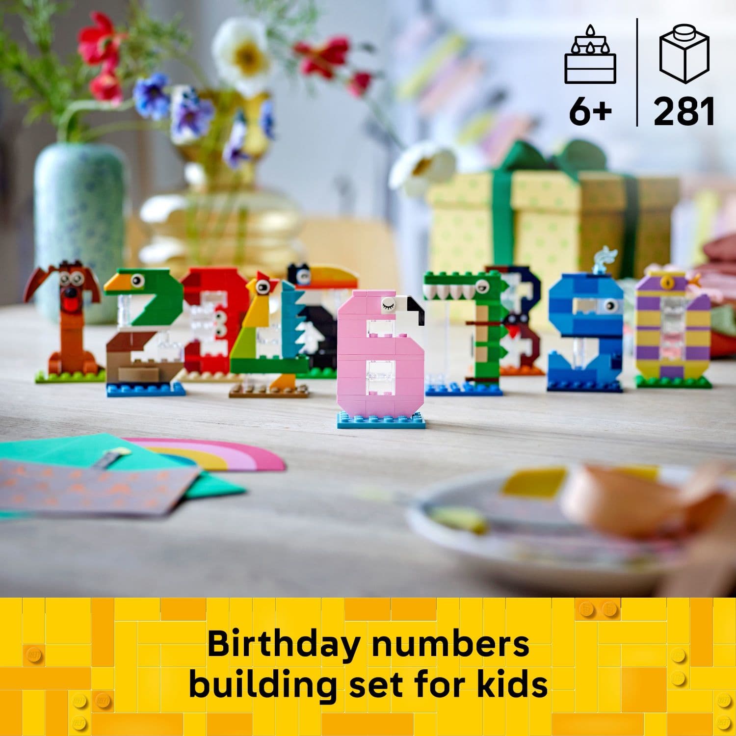 LEGO Birthday Numbers Party Decor 40807 6531179 - Best Buy