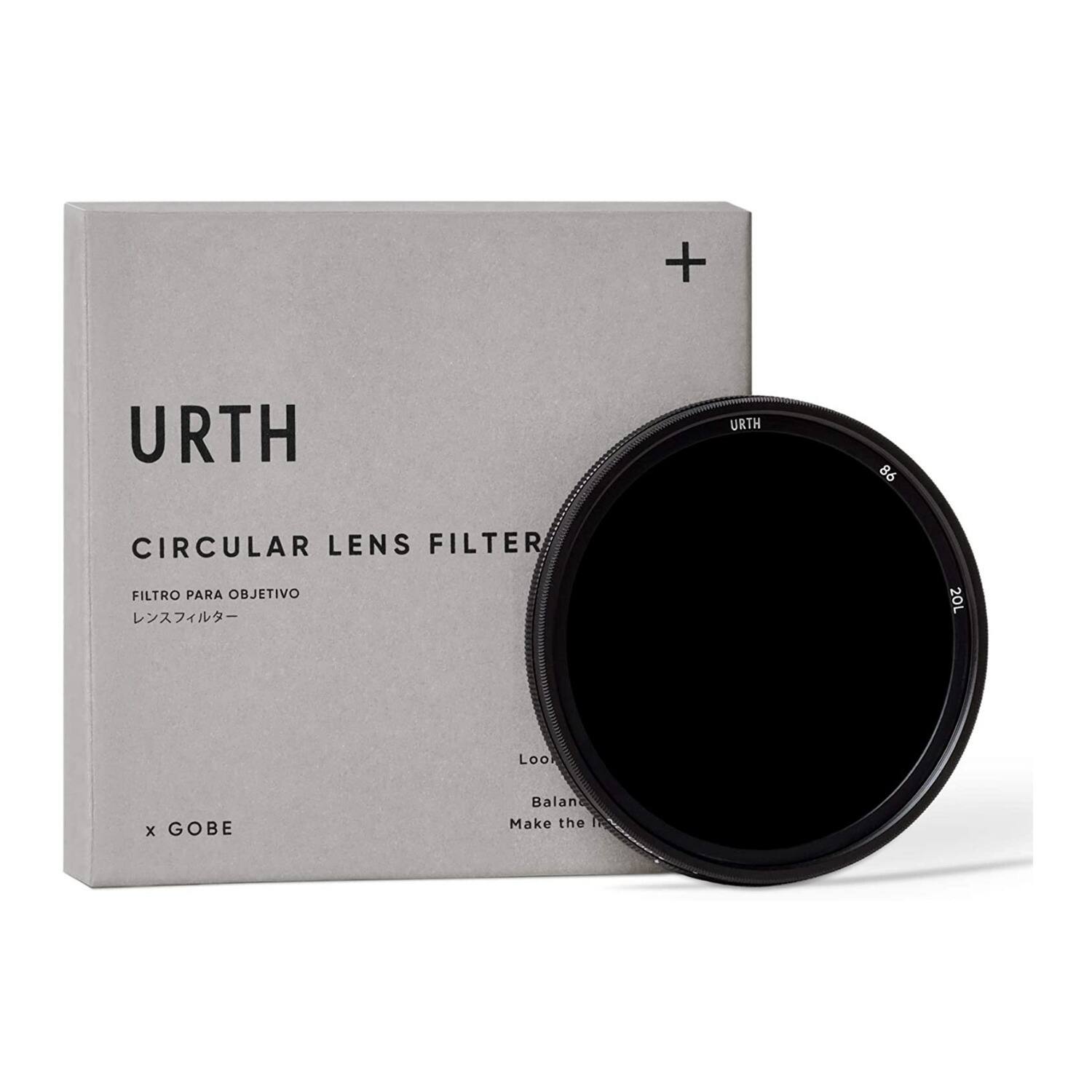 Front. Urth - Urth 86mm ND64-1000 (6-10 Stop) Ultra-Slim Variable Circular Lens Filter Plus+.