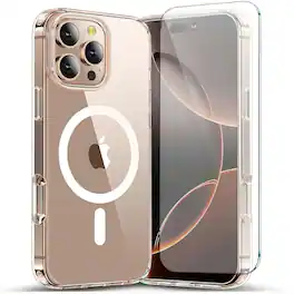 Kitcheniva - Magnetic Ring Kickstand Phone Armor Protection For iPhone 11 Case Only - Clear