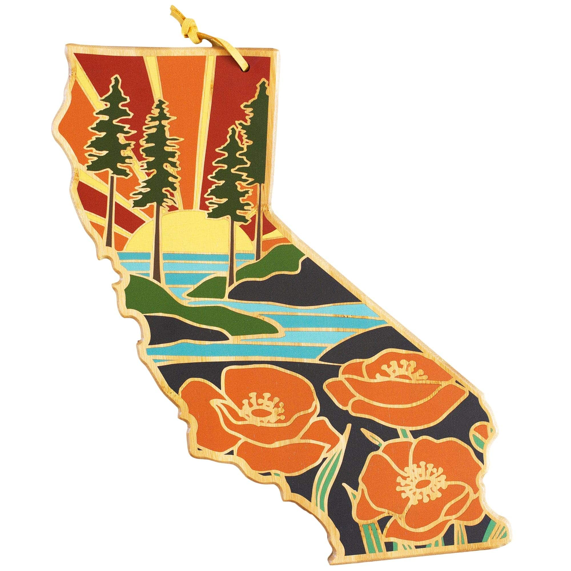 Totally Bamboo - California Cutting Board with Artwork by Summer Stokes price history on PriceWatchPro