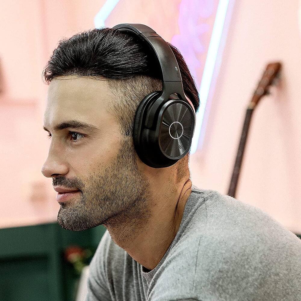 Front. Schertz - Active Noise Cancelling Headphones, Wireless Over-Ear Bluetooth with Deep Bass, Hi-Fi Stereo, 40H Playtime.