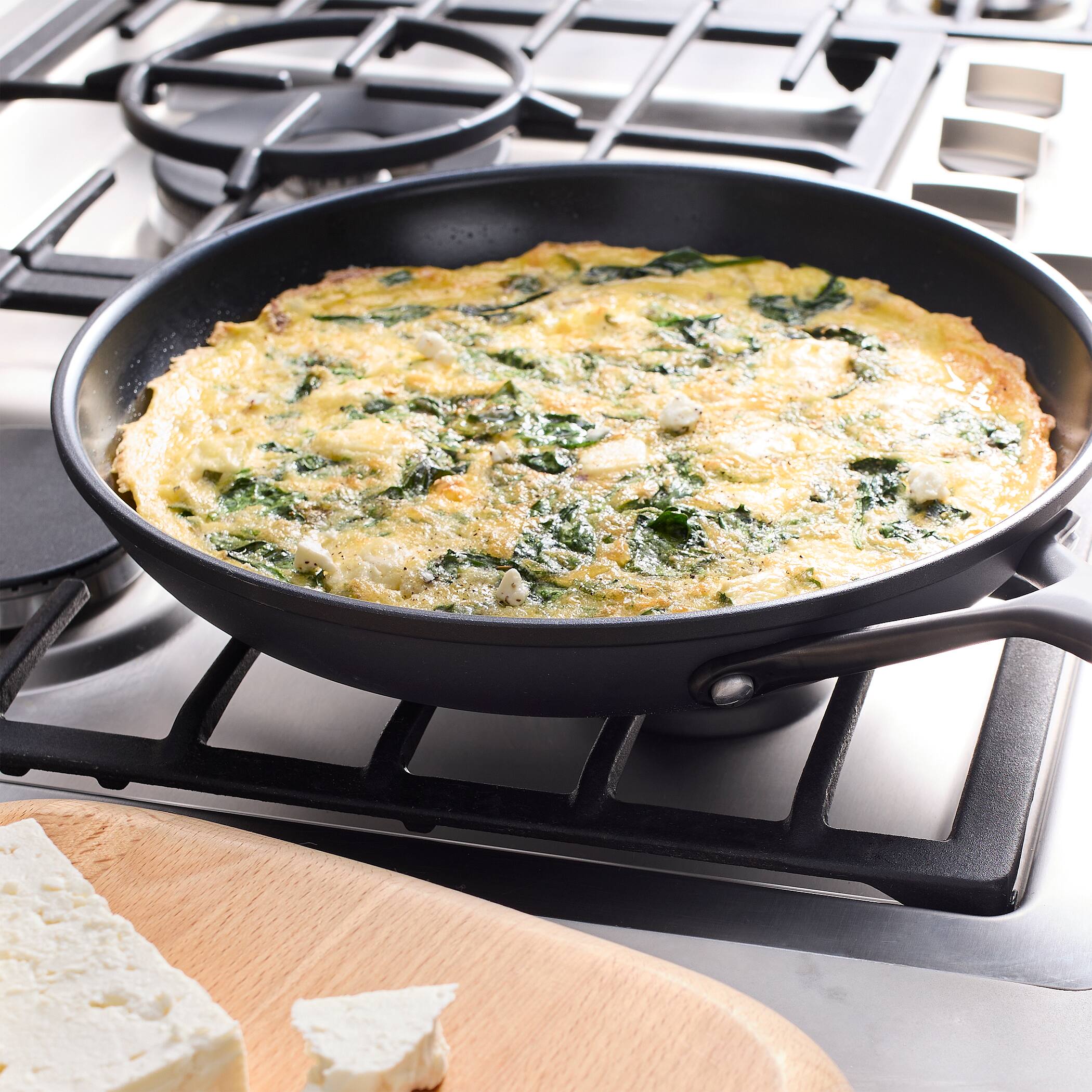 Alt View 5. ZWILLING - ZWILLING Milano 12-inch Aluminum Ceramic Nonstick  Fry Pan - Black.