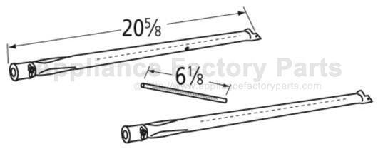 Music City Metals - MCM141184331 burner set, pipe, 20.625 x 6.125 price history on PriceWatchPro