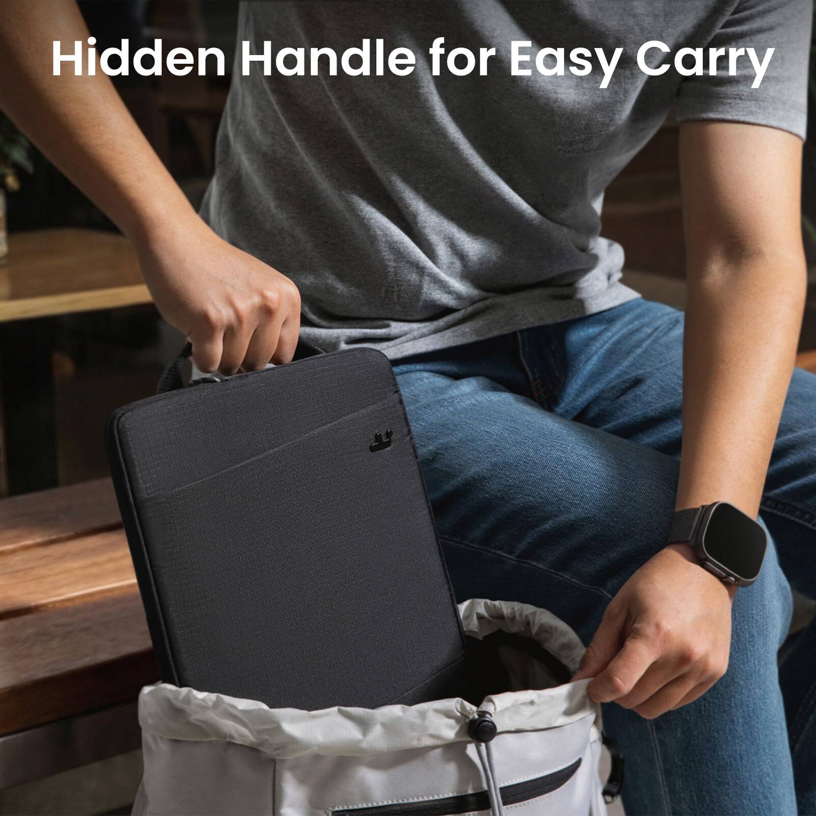 Hidden Handle for Easy Carry