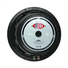 ESTABLISHED 1906
LEGEND EM12
8" GAIN
2000 WATTS
DESIGNER ANB
EMINENCE
www.eminence.com
ASSEMBLED IN THE USA
EMINENCE SPEAKER