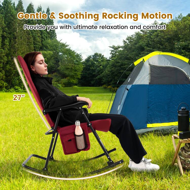 Gentle & Soothing Rocking Motion  
Provide you with ultimate relaxation and comfort  
27"