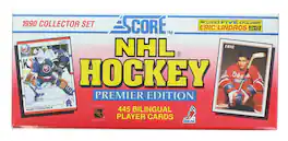 NHL 1990-91 Score Hockey Bilingual Factory Set | 445 Cards - Red