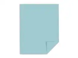 Exact - 110 lb. Cardstock Paper, 8.5" x 11", 250 Sheets/Pack (49521) - Blue