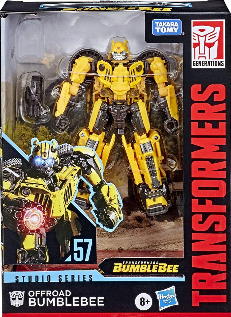 BUMBLEBEE TAKARA TOMY GENERATIONS FRIENDS WORLD STUDIO OFFROAD BUMBLEBEE SERIES 57 BUMBLEBEE TRANSFORMERS 8+ Hasbro TRANSFORMERS