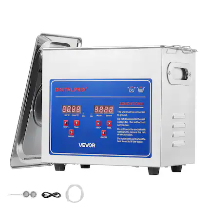DIGITAL PRO+
NO OK ADMONITION!!!
8.8.8.8.8888 8.8.8.8
The unit must be connected to ground.
Do not disassemble the unit except for the authorized serviceman.
Do not touch the socket with wet hand to reduce the risk of electrocution.
Do not use this unit when the tank is not to fill the water.
TEMP+ TEMP-
TIME+ TIME-
ON/OFF ON/OFF
VEVOR