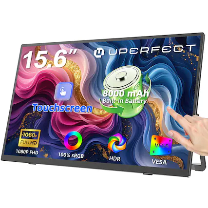 15.6"
8000 mAh Built-in Battery
Touchscreen
1080 FULLHD 1080P FHD
100% sRGB
HDR
VESA