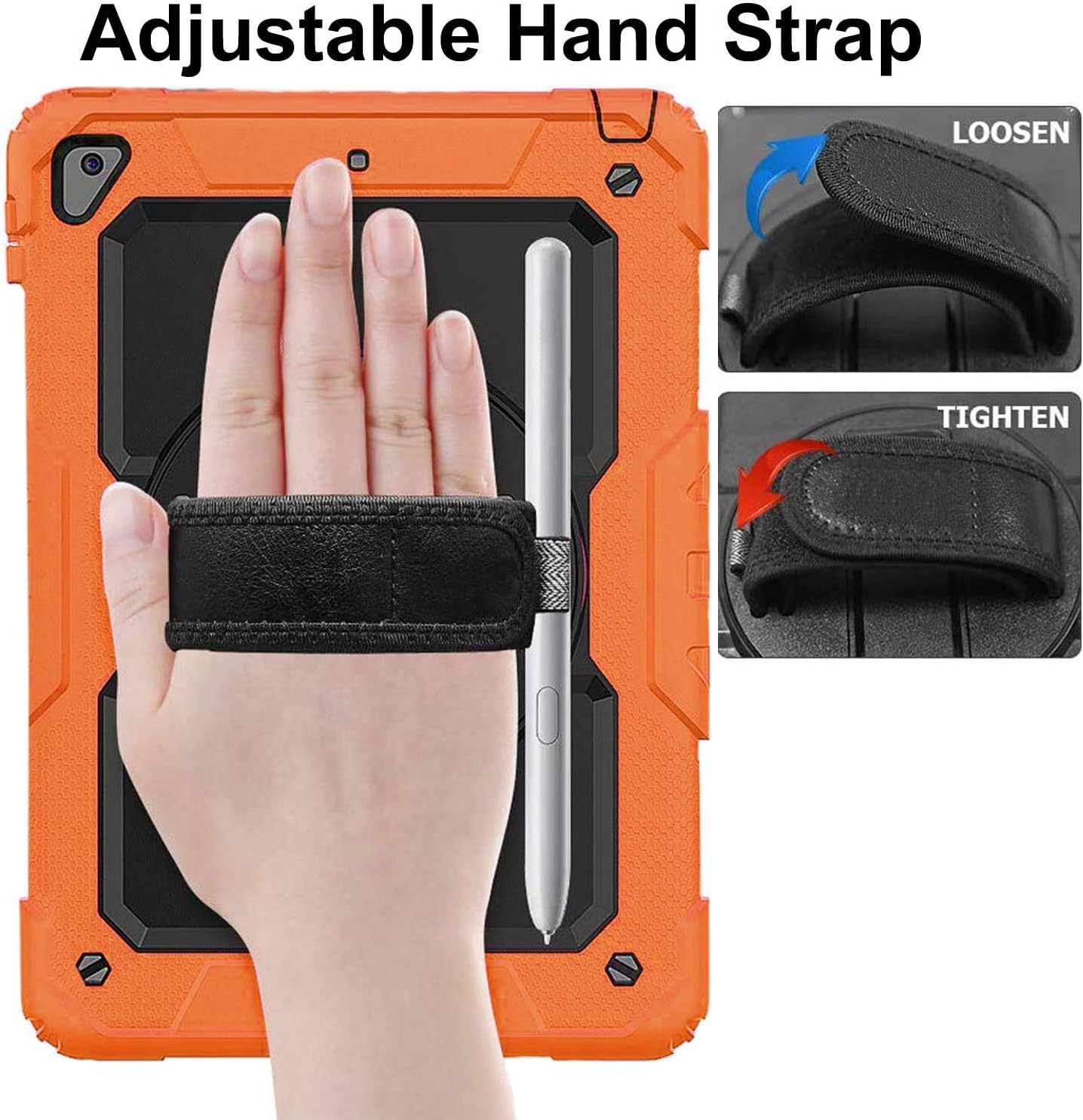 Adjustable Hand Strap  
LOOSEN  
TIGHTEN