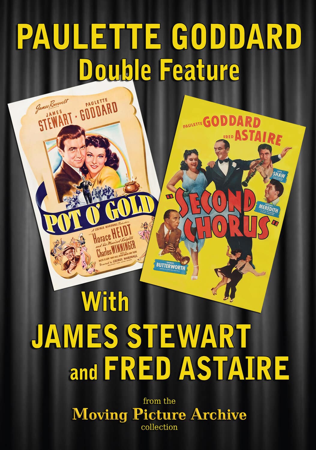 Paulette Goddard Double Feature: Pot O' Gold / Second Chorus  - DVD