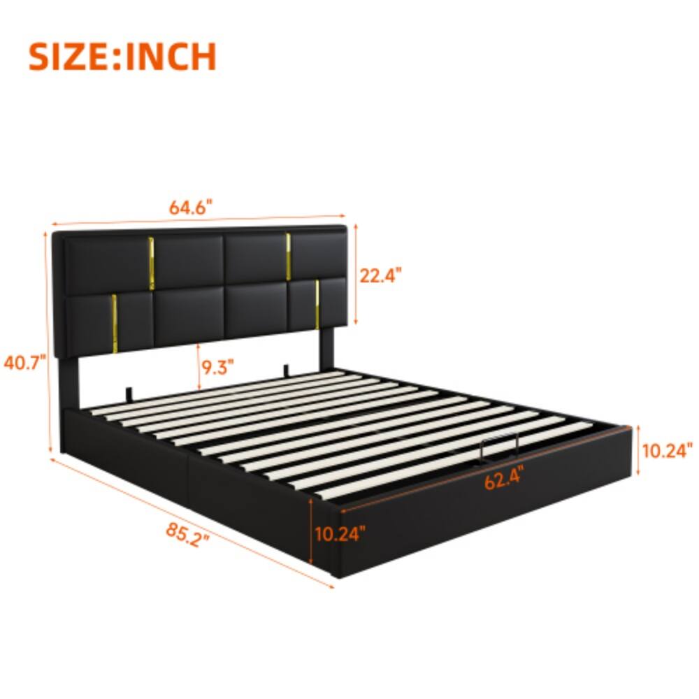 SIZE: INCH  
64.6" 22.4" 40.7" 9.3" 85.2" 10.24" 62.4" 10.24"