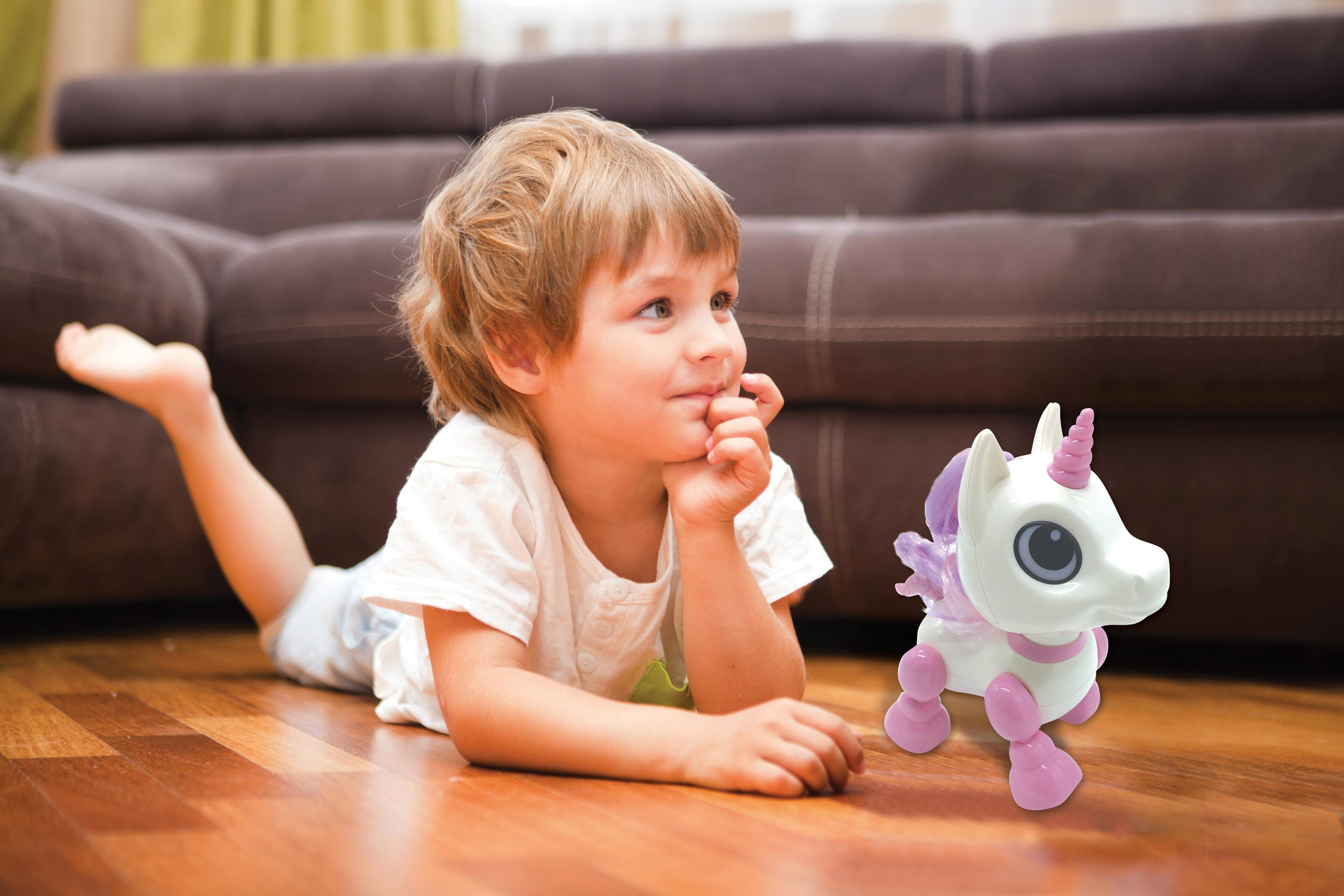 Alt View 4. Lexibook - Power Unicorn Mini Robot with Sound & Clap Commands.