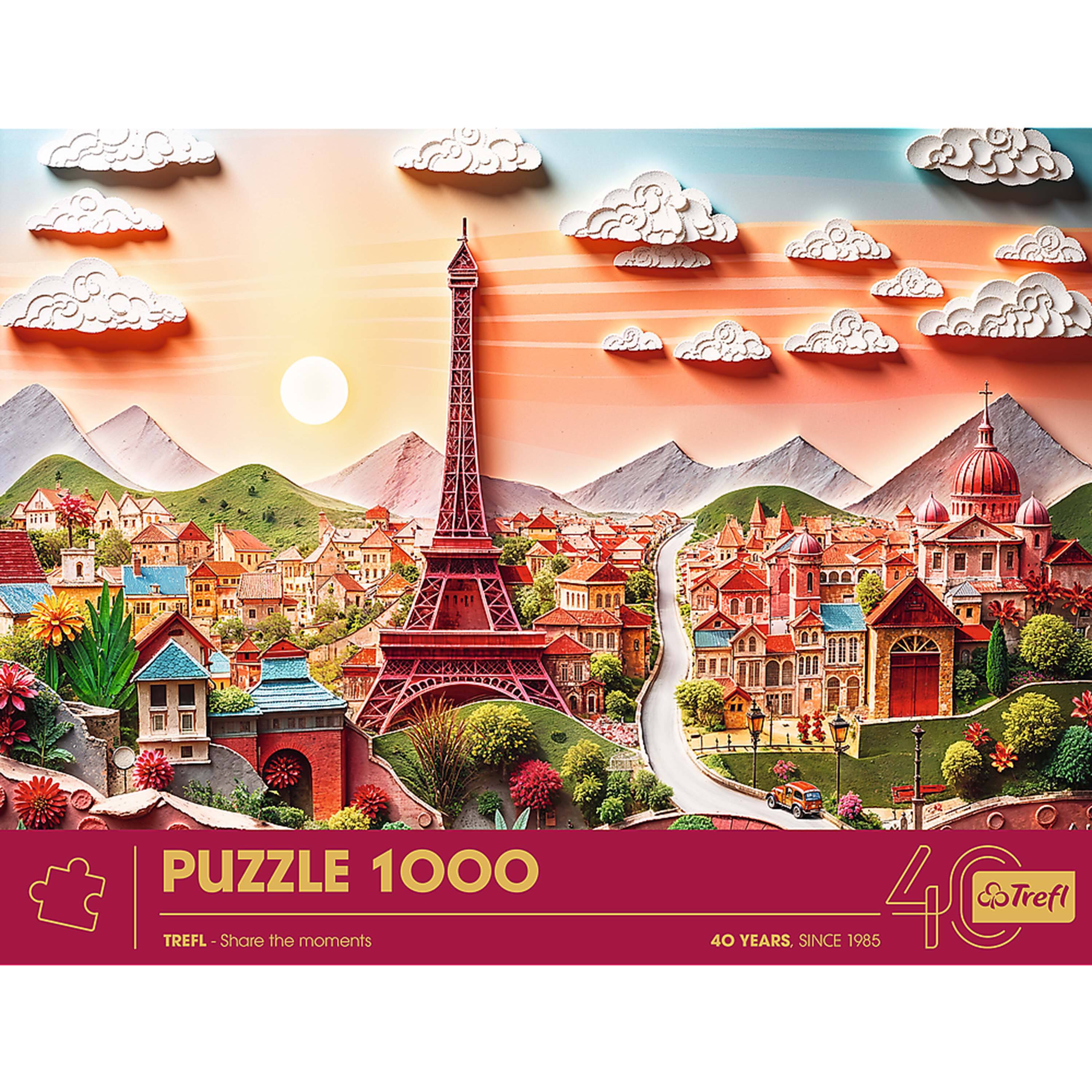 Puzzle 1000  
Trefl - Share the moments  

4C & Trefl  
40 Years, Since 1985