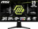 The text on the image reads: "MSI 25 FHD 1920 x 1080 MAS MSI Arsenal Gaming."