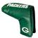 Front. Team Golf - Green Bay Packers Tour Blade Putter Cover - Multicolor.