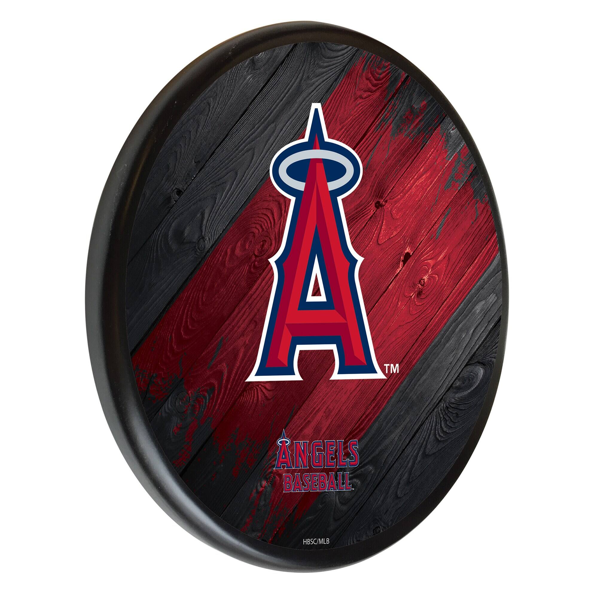 Black Los Angeles Angels 13" Team Wood Sign