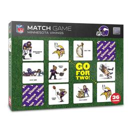 YouTheFan - Minnesota Vikings Licensed Memory Match Game - Multicolor