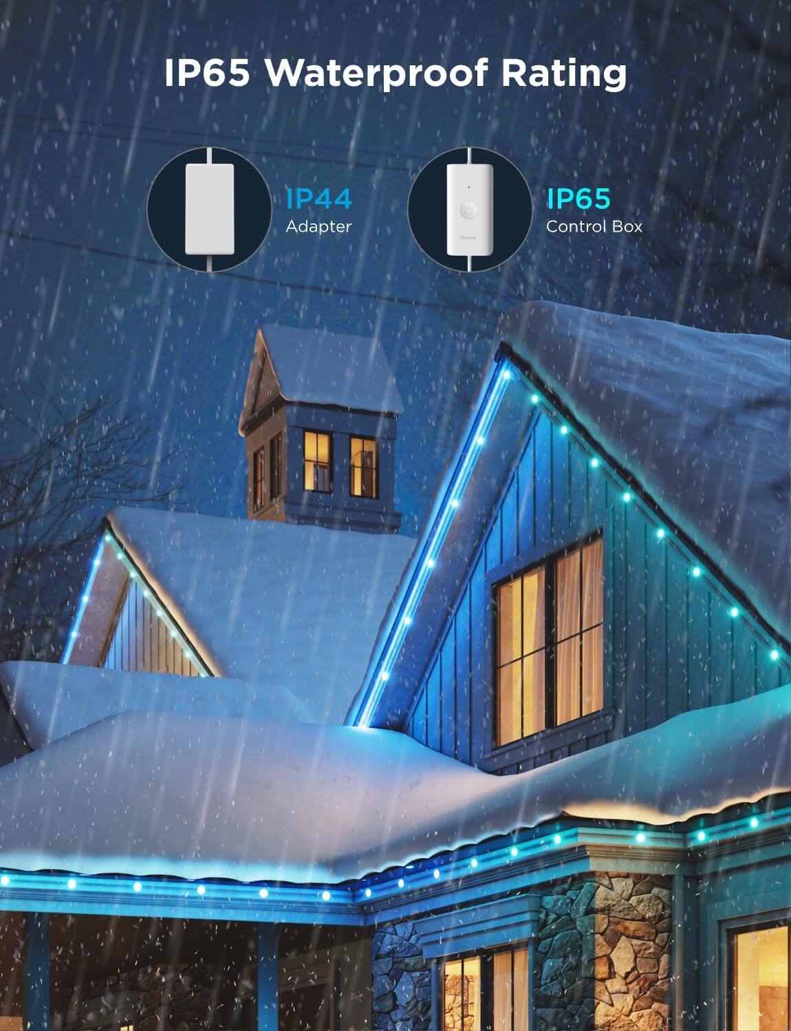 IP65 Waterproof Rating

IP44 Adapter

IP65 Control Box