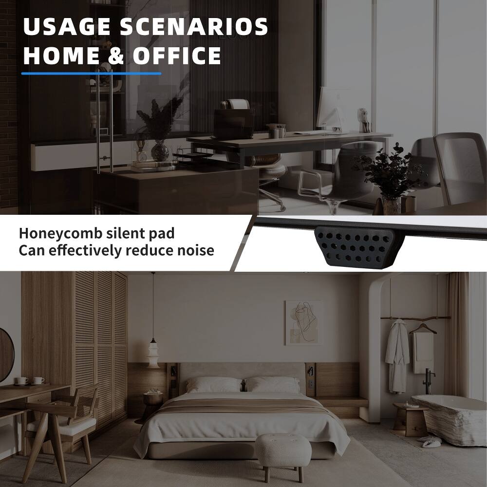USAGE SCENARIOS HOME & OFFICE

Honeycomb silent pad
Can effectively reduce noise