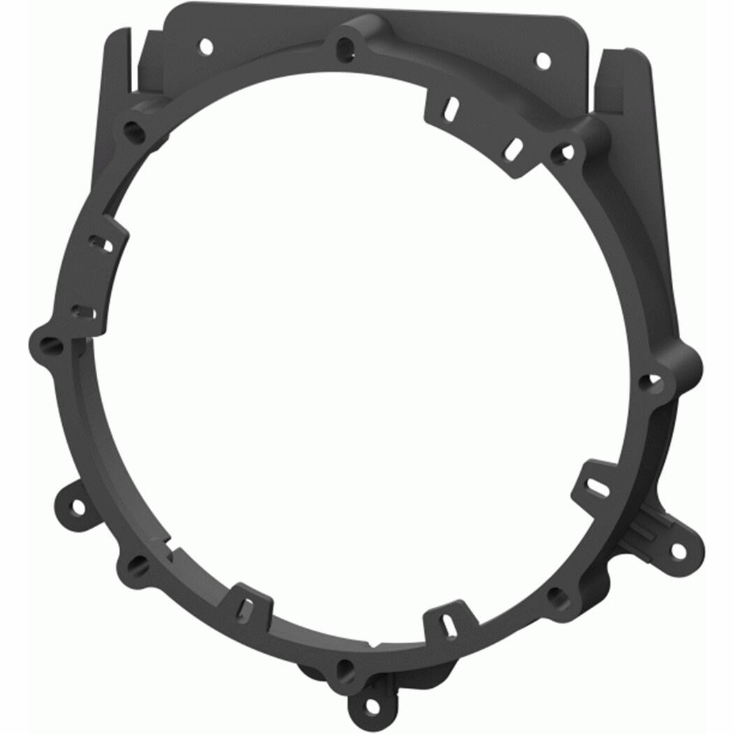 Alt View 11. Metra - Speaker Adapter Plate for Select Acura and Honda 2002-2014 Vehicles (2-Pack) - Black.