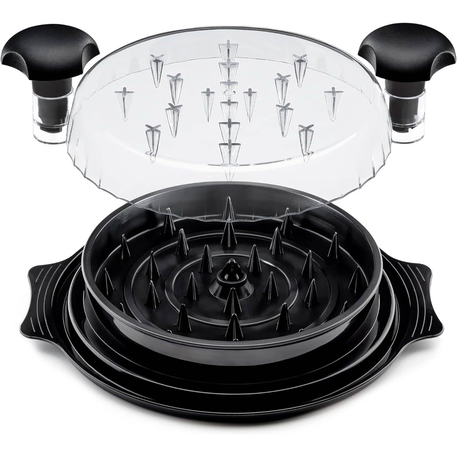 Zulay Kitchen - Chicken Shredder – Large Capacity, Durable & Easy-to-Use Meat Shredding Tool - Black