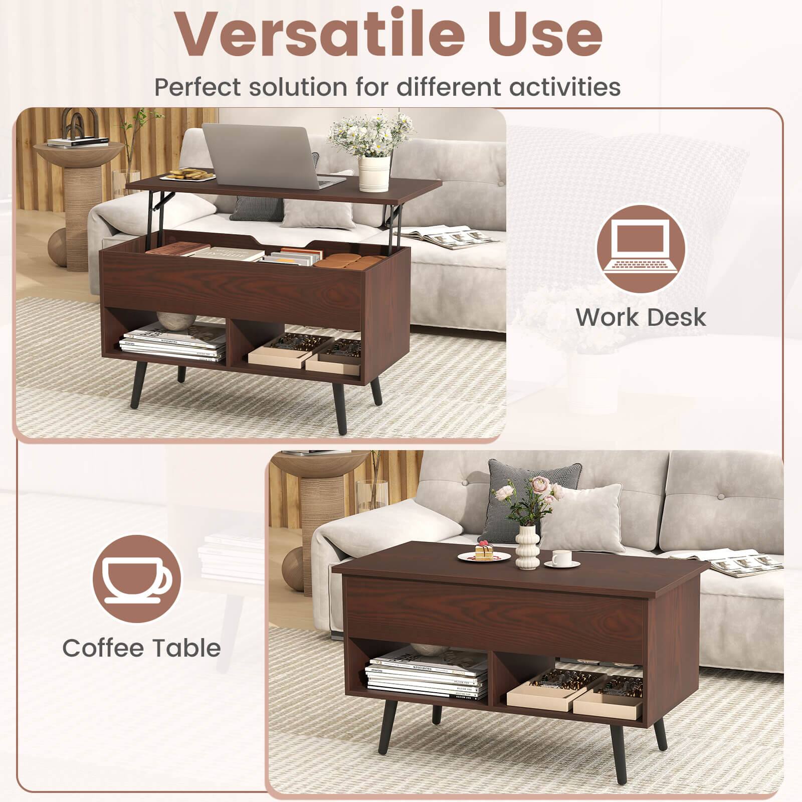 Versatile Use  
Perfect solution for different activities  

Work Desk  
Coffee Table