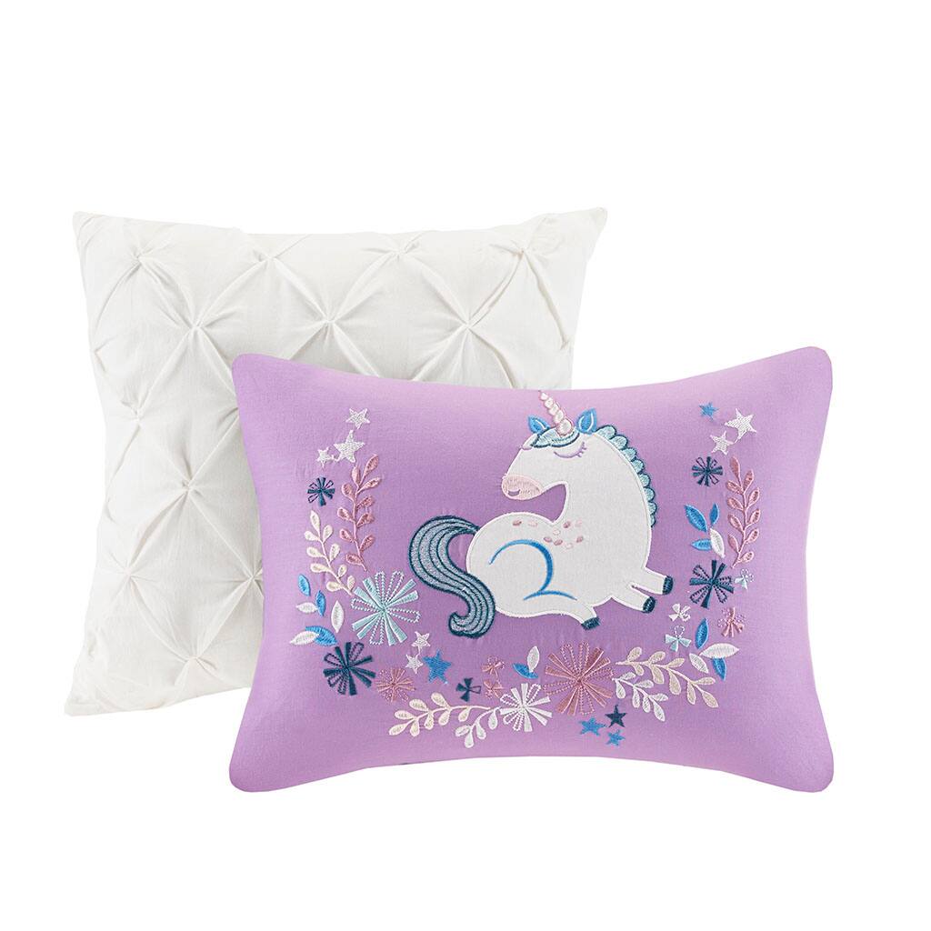 Alt View 3. Gracie Mills - Gracie Mills Glenda Magical Unicorn Dreams Cotton Comforter Set - Pink.