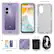 BOX PHONE CLEAR RUGGED CASE BLU smartphones 12M Co Conens macide - G64 - s . C - aoe Rapide - QUICK GUIDE G64 MIAMI WTE BLU STICKER CHARGER m BLU TYPE-C CABLE
