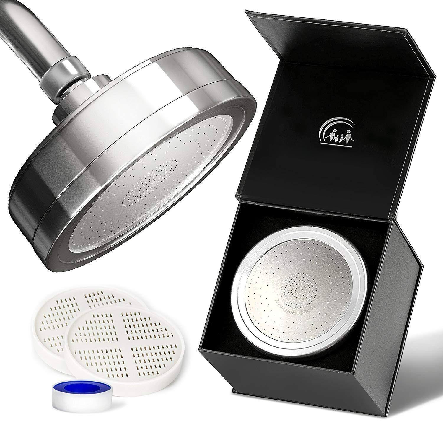 Front. Paradigms Interiors - Luxury Filte Shower Head Set 20 3 Stage Filter For Hard Water Removes Chlorine And Harmful Subsces Showerhe... - Replaceable Shower Head.