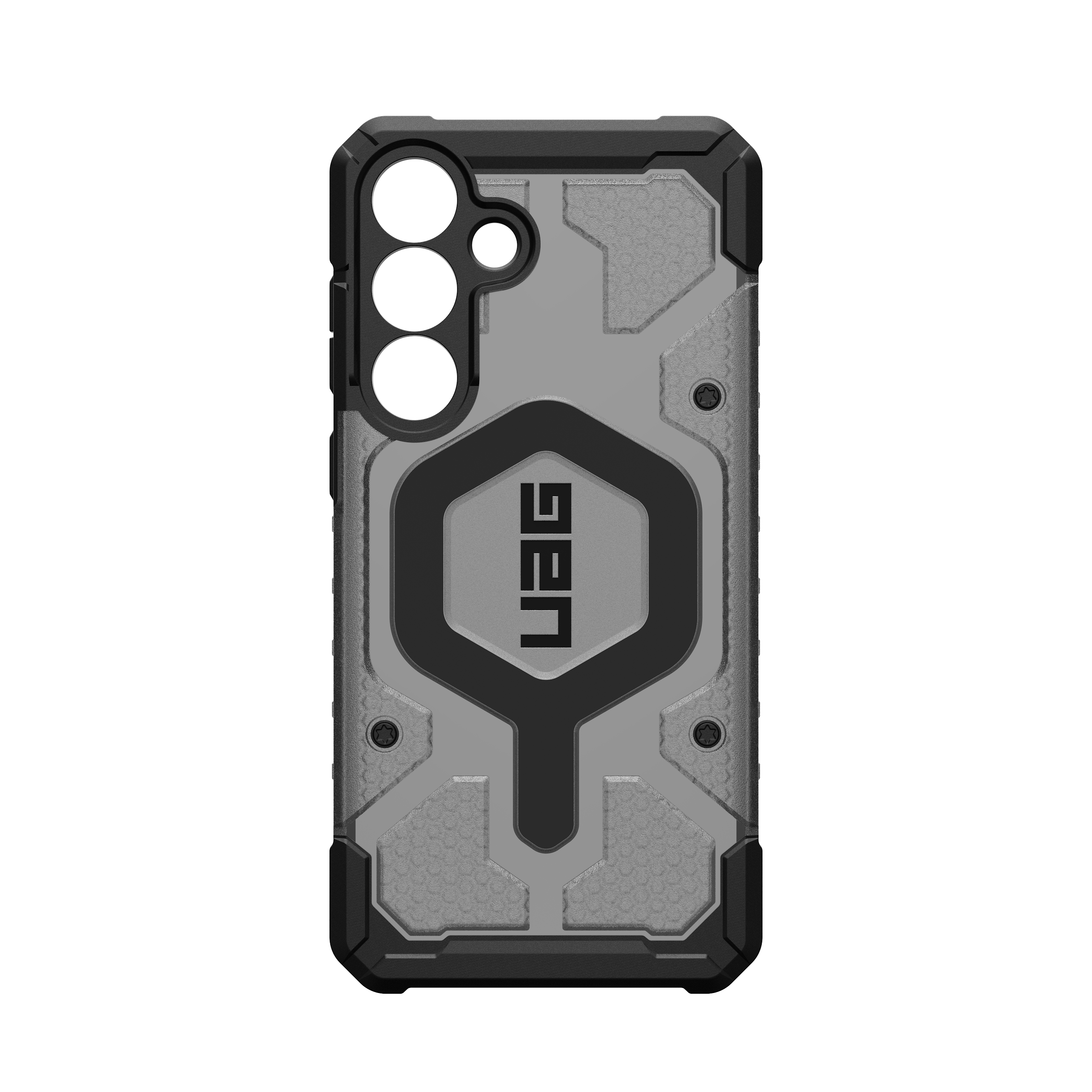 Alt View 2. UAG - Clear Pathfinder Series Case for Samsung Galaxy S25 FE - Ash/Black.