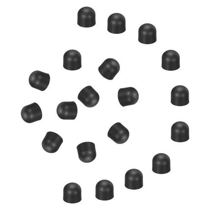 Front. Unique Bargains - 40pcs 7.5mm Capacitive Stylus Pen Replacement Tips, Soft Silicone Rubber for Precise Touch Control on Tablets/Phones - Black.