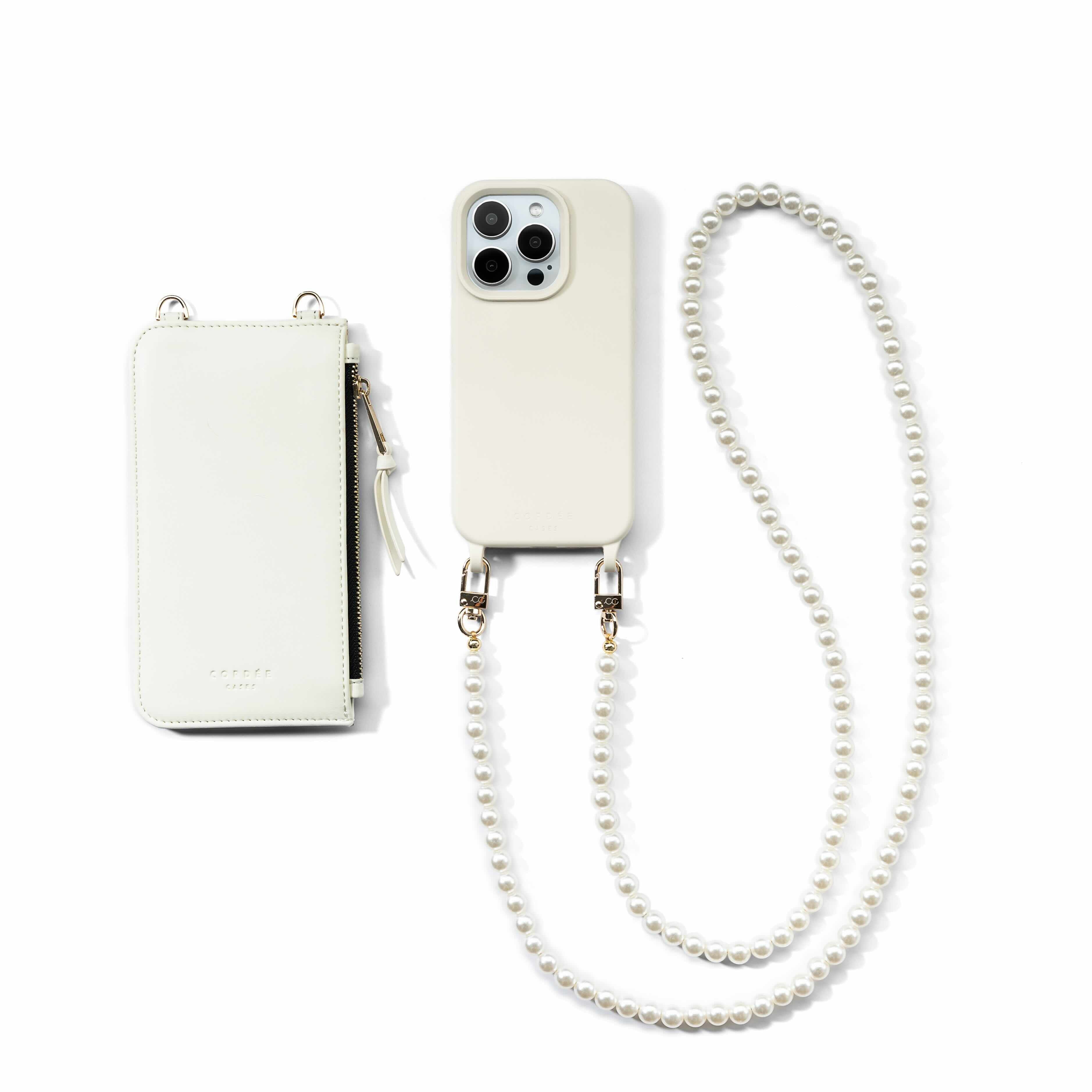 Cordée Cases - 3-Piece Crossbody Phone Case Set - Ivory